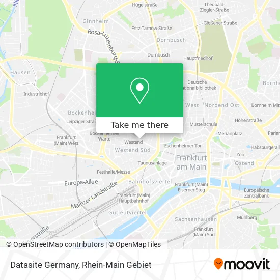 Карта Datasite Germany