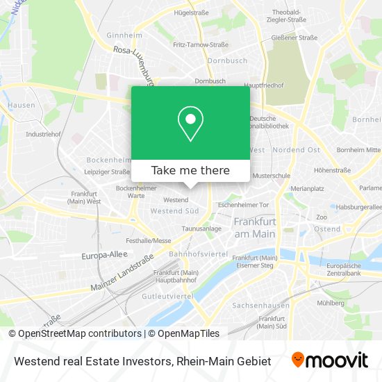 Westend real Estate Investors map