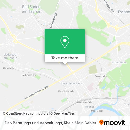 Dao Beratungs und Verwaltungs map