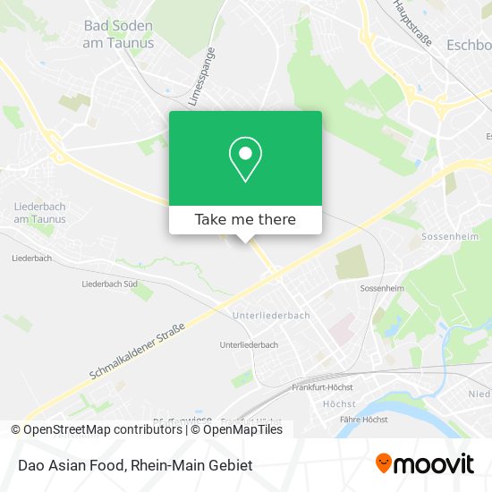 Dao Asian Food map