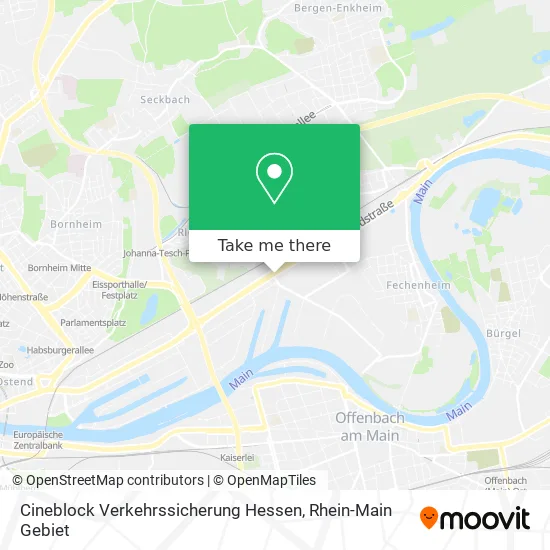 Карта Cineblock Verkehrssicherung Hessen