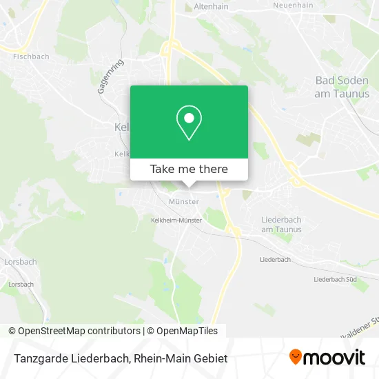 Карта Tanzgarde Liederbach