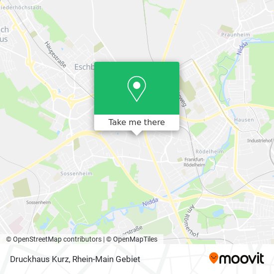 Druckhaus Kurz map
