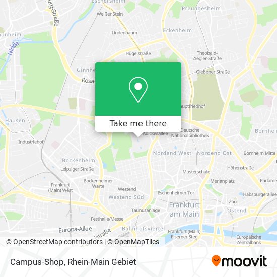 Campus-Shop map