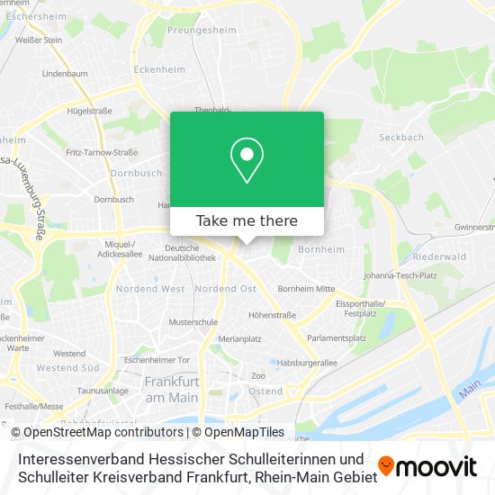 Interessenverband Hessischer Schulleiterinnen und Schulleiter Kreisverband Frankfurt map