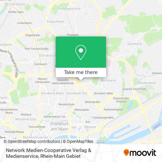 Карта Network Medien-Cooperative Verlag & Medienservice