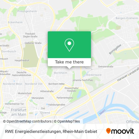 RWE Energiedienstleistungen map