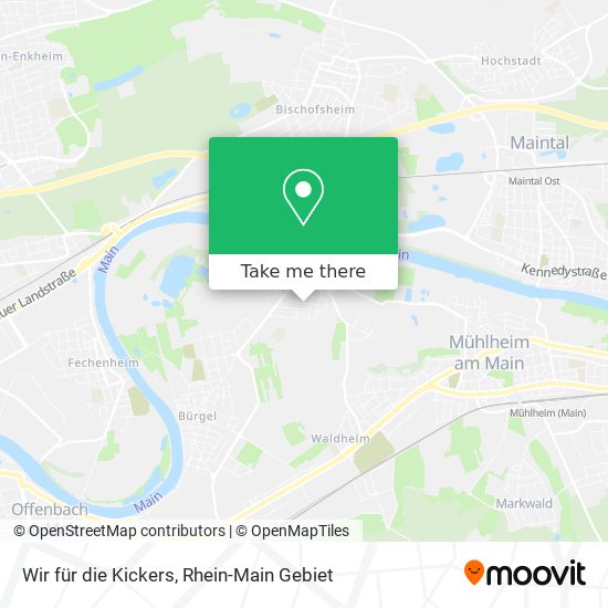 Wir für die Kickers map