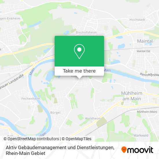 Aktiv Gebäudemanagement und Dienstleistungen map