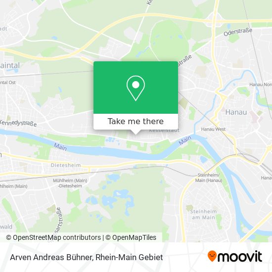 Arven Andreas Bühner map