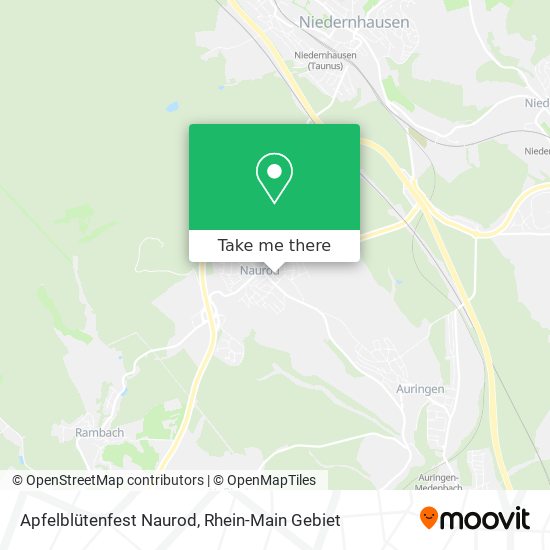 Apfelblütenfest Naurod map