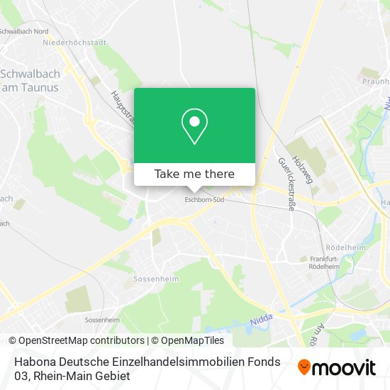 Карта Habona Deutsche Einzelhandelsimmobilien Fonds 03