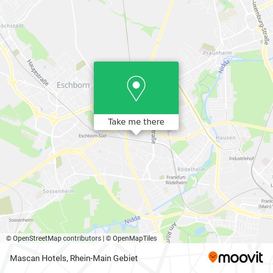 Mascan Hotels map