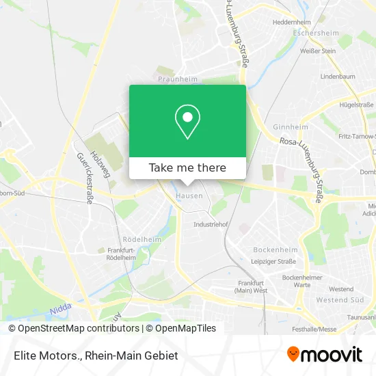 Карта Elite Motors.