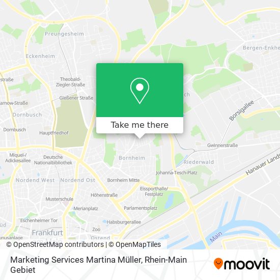 Marketing Services Martina Müller map