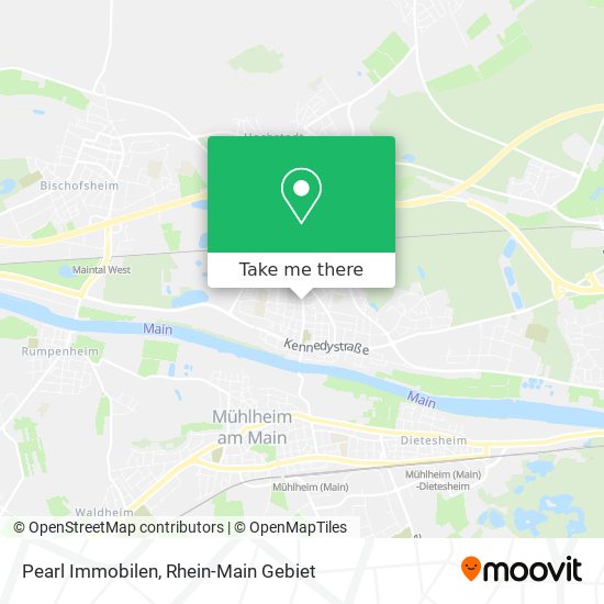 Pearl Immobilen map