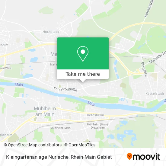 Карта Kleingartenanlage Nurlache