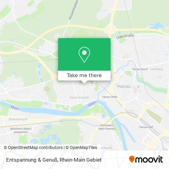 Карта Entspannung & Genuß