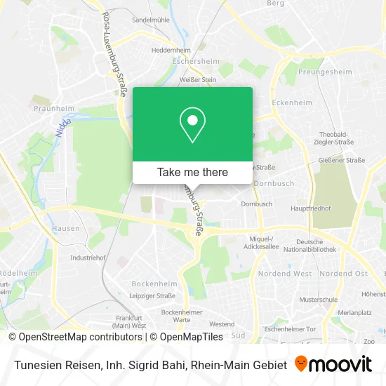 Карта Tunesien Reisen, Inh. Sigrid Bahi