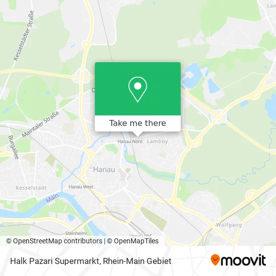 Карта Halk Pazari Supermarkt