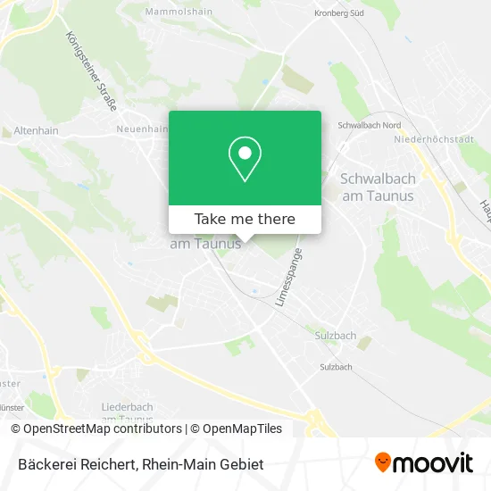 Карта Bäckerei Reichert