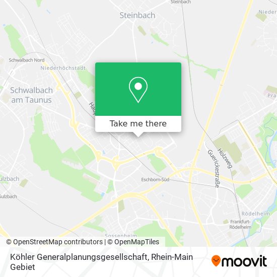 Köhler Generalplanungsgesellschaft map
