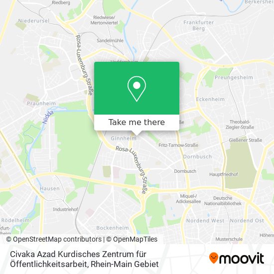 Civaka Azad Kurdisches Zentrum für Öffentlichkeitsarbeit map