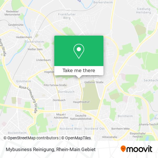 Mybusiness Reinigung map