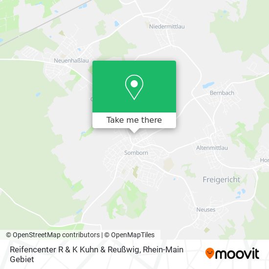 Reifencenter R & K Kuhn & Reußwig map