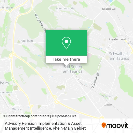 Карта Advisory Pension Implementation & Asset Management Intelligence