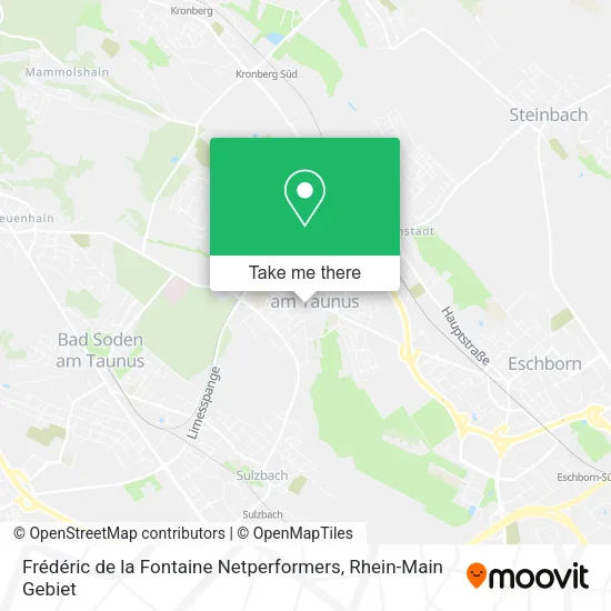 Карта Frédéric de la Fontaine Netperformers