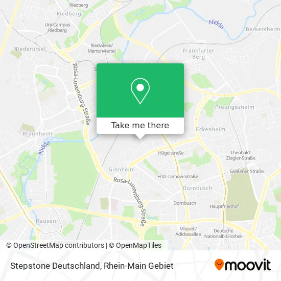 Карта Stepstone Deutschland