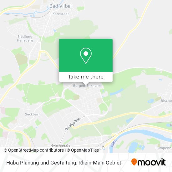 Haba Planung und Gestaltung map