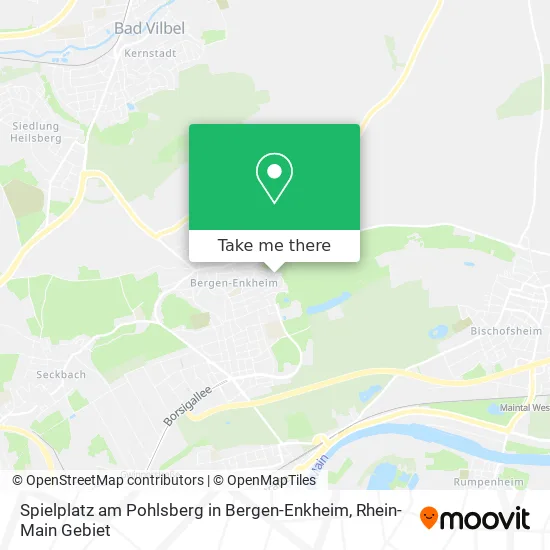 Карта Spielplatz am Pohlsberg in Bergen-Enkheim