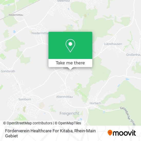 Förderverein Healthcare For Kitaba map