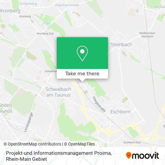 Projekt-und Informationsmanagement Proima map