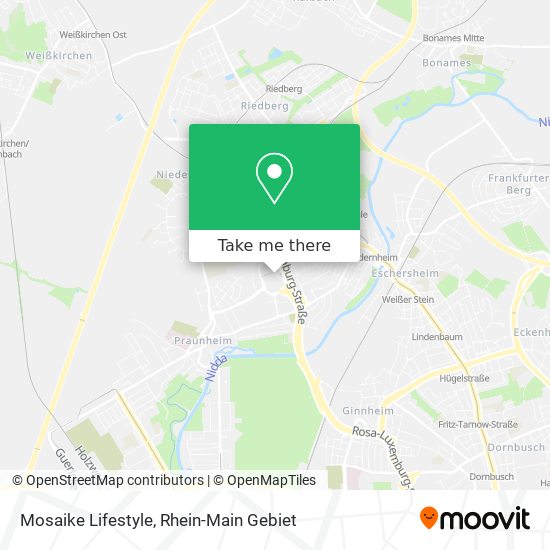 Mosaike Lifestyle map