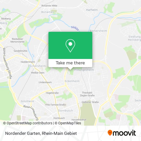 Nordender Garten map