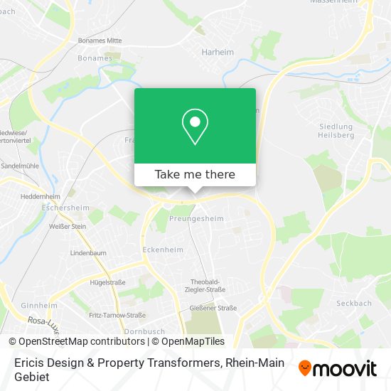 Ericis Design & Property Transformers map