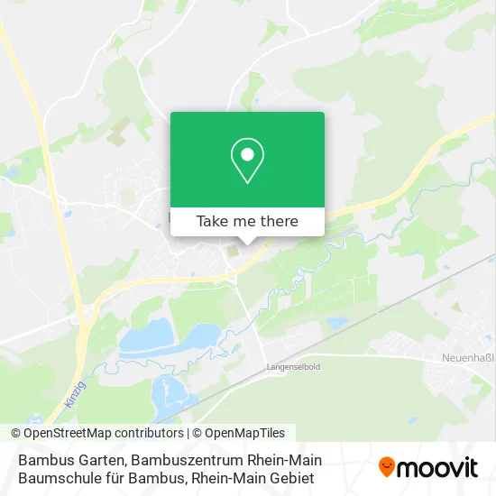 Карта Bambus Garten, Bambuszentrum Rhein-Main Baumschule für Bambus