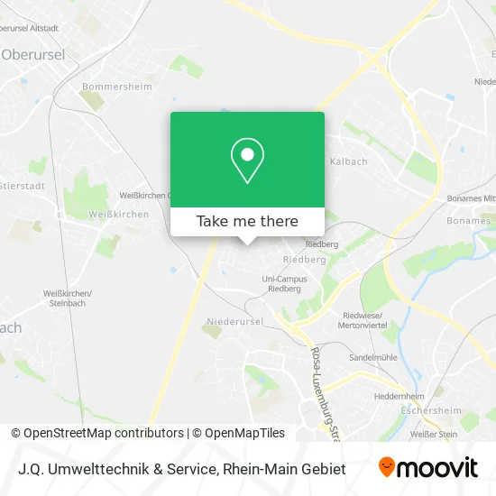 Карта J.Q. Umwelttechnik & Service