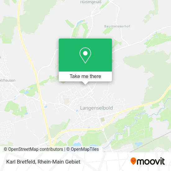 Карта Karl Bretfeld