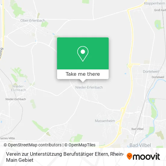 Карта Verein zur Unterstützung Berufstätiger Eltern