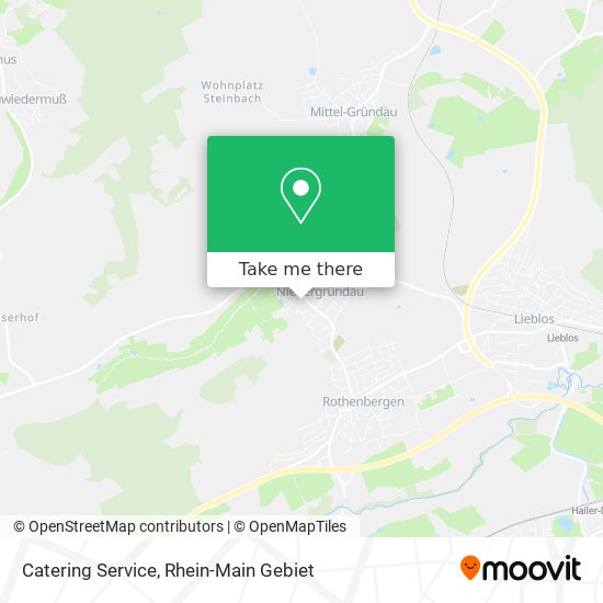 Catering Service map