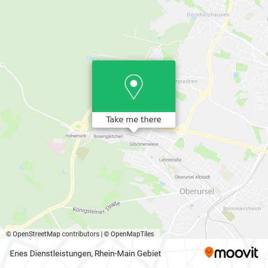 Enes Dienstleistungen map