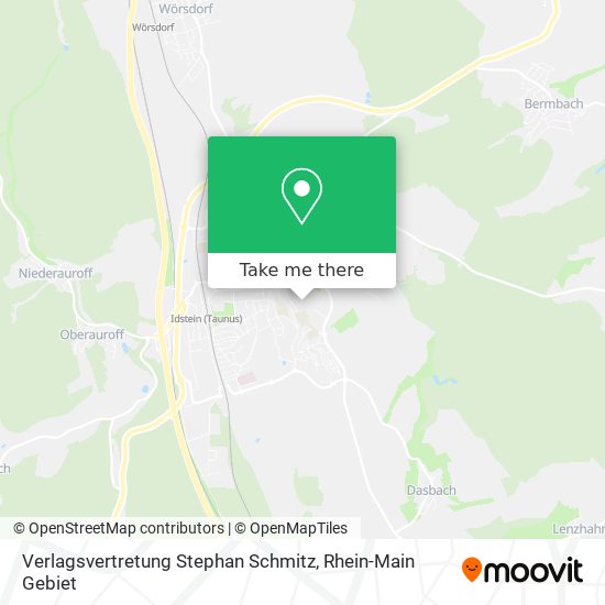 Verlagsvertretung Stephan Schmitz map