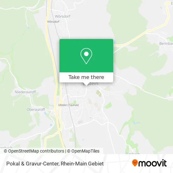 Карта Pokal & Gravur-Center