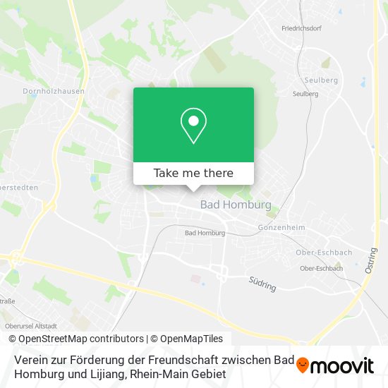 Verein zur Förderung der Freundschaft zwischen Bad Homburg und Lijiang map