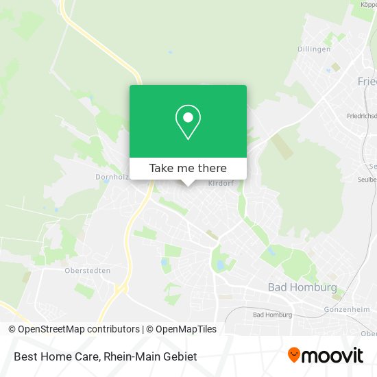 Best Home Care map