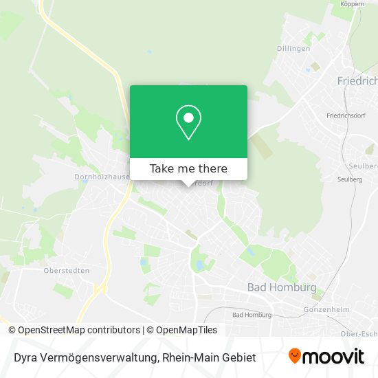 Dyra Vermögensverwaltung map